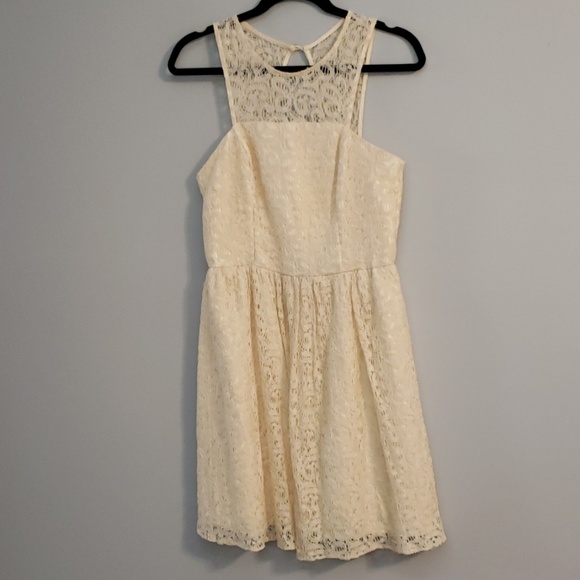 The Limited sz 6 ivory dress - Picture 3 of 8